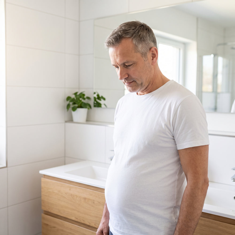 Der Bauch, der morgens prall ist, ist selten nur Fett